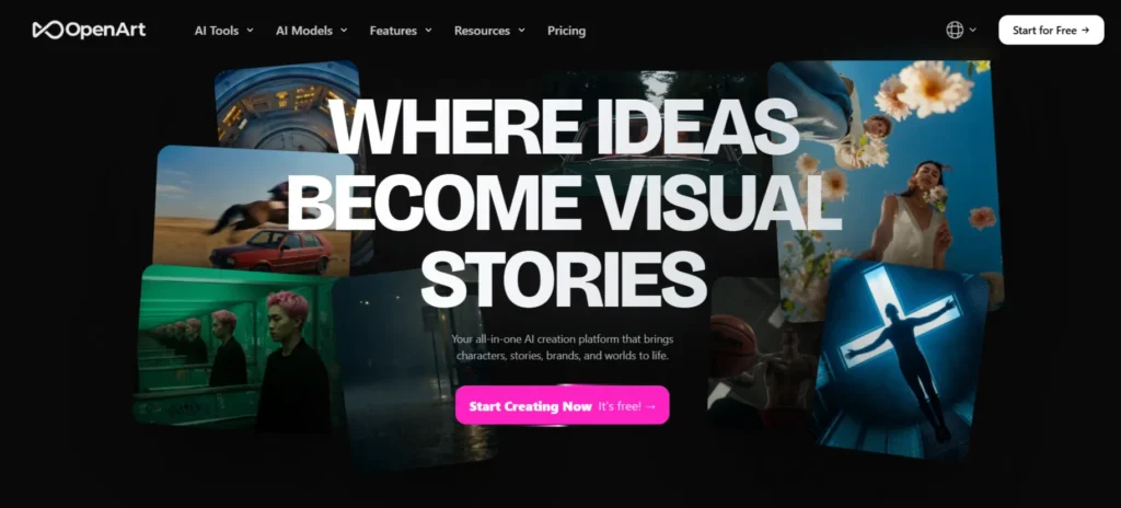 OpenArt AI - Dashboard