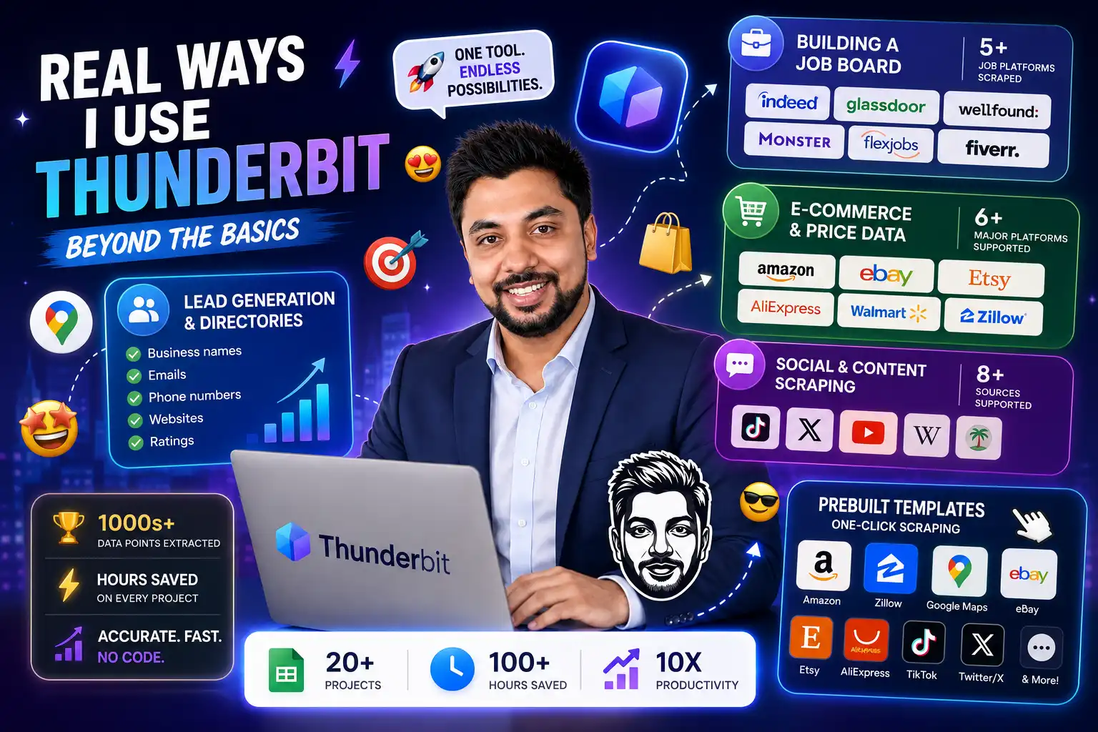 How to Scrape Any Website Without Code Using Thunderbit AI 7 Thunderbit Used By Aliakbar Fakhri