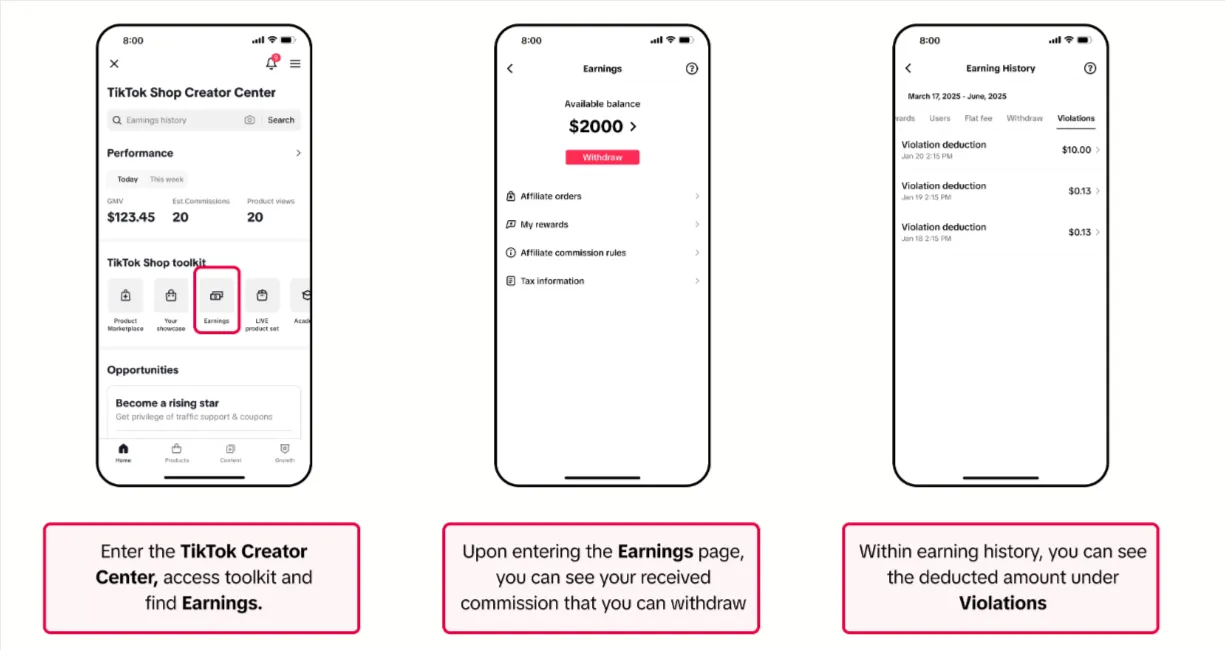 TikTok Shop Affiliate Program 2026: How to Join and Get Paid 14 Accessing TikTok Shop Affiliate Commissions