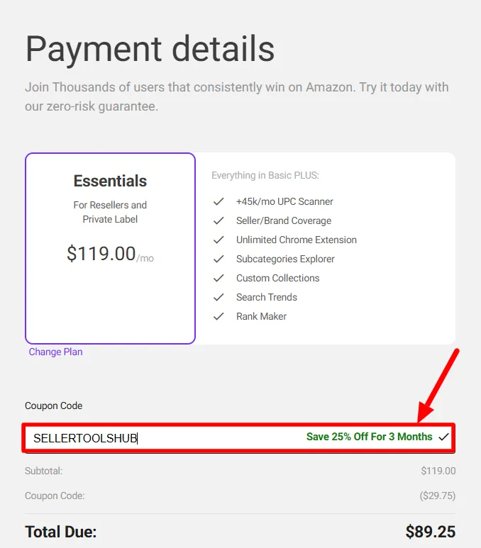 SmartScout Coupon Code 2026: 25% Off All Plans Explained 5 Applying Smartscout Coupon Code at Checkout