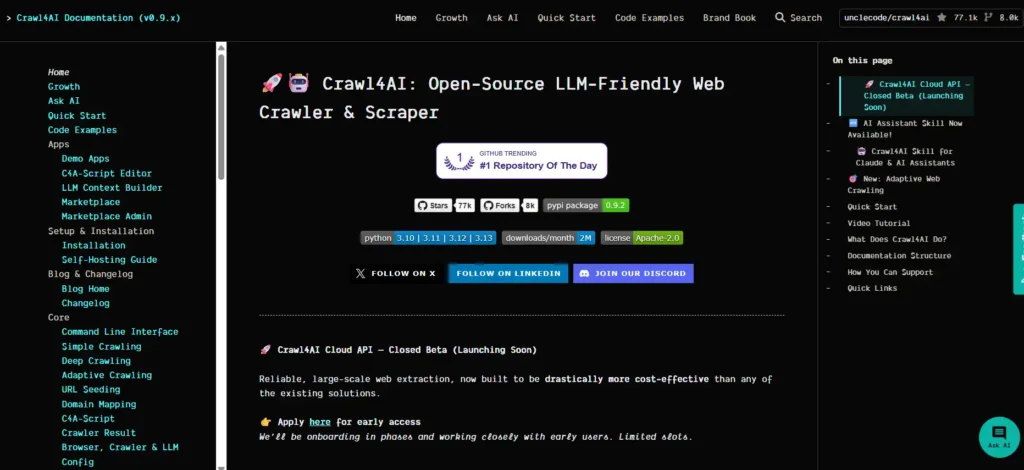 Firecrawl Alternatives 2026: 9 Tools Compared on Real Pricing 6 Crawl4AI