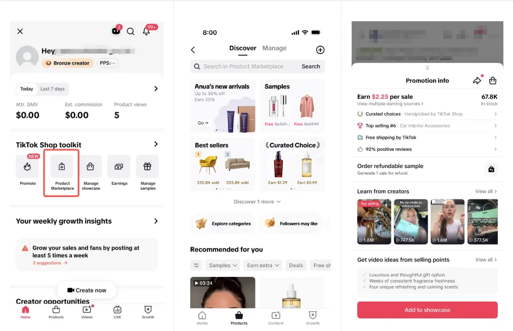 TikTok Shop Affiliate Program 2026: How to Join and Get Paid 7 Getting Products from TikTok Marketplace to promote