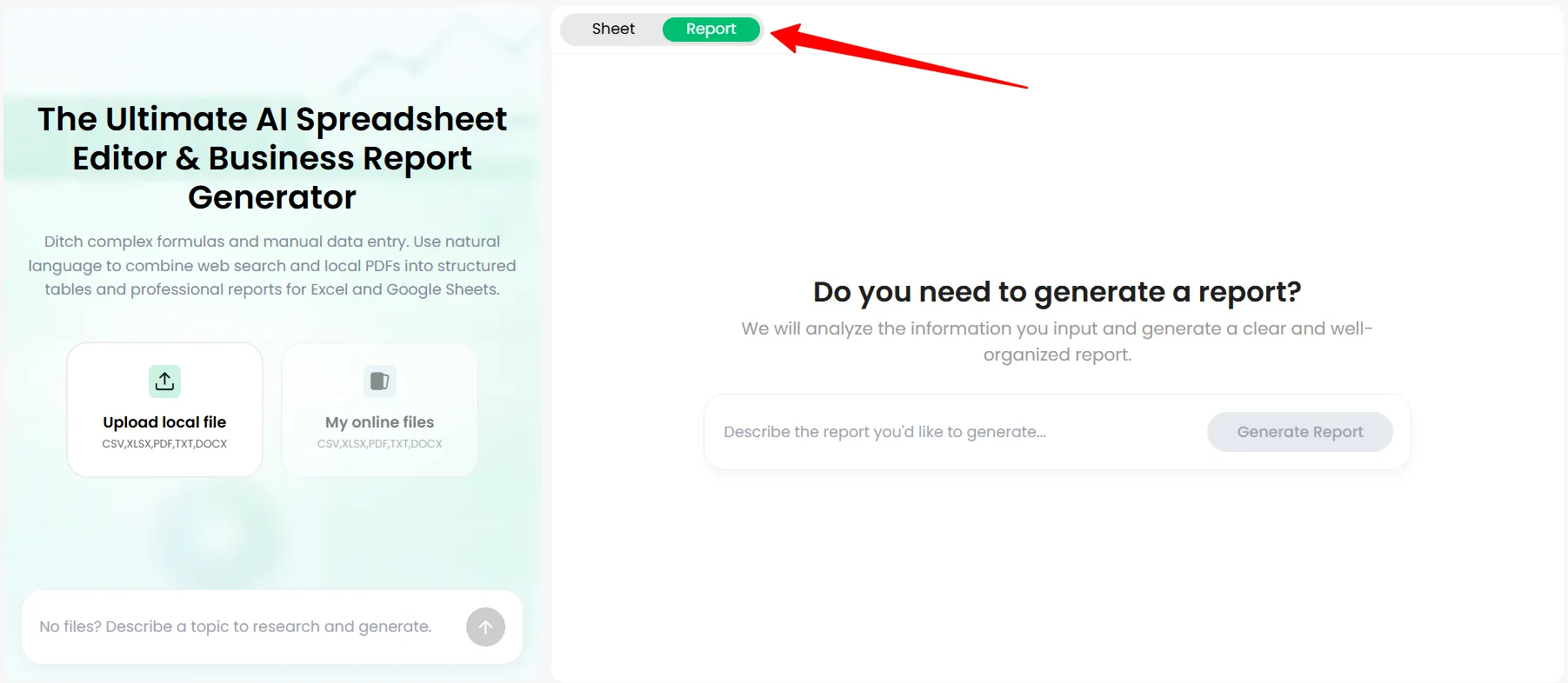 PopAI Sheets Review 2026: AI Spreadsheet Features Tested 6 PopAI Sheets Business Report Generator