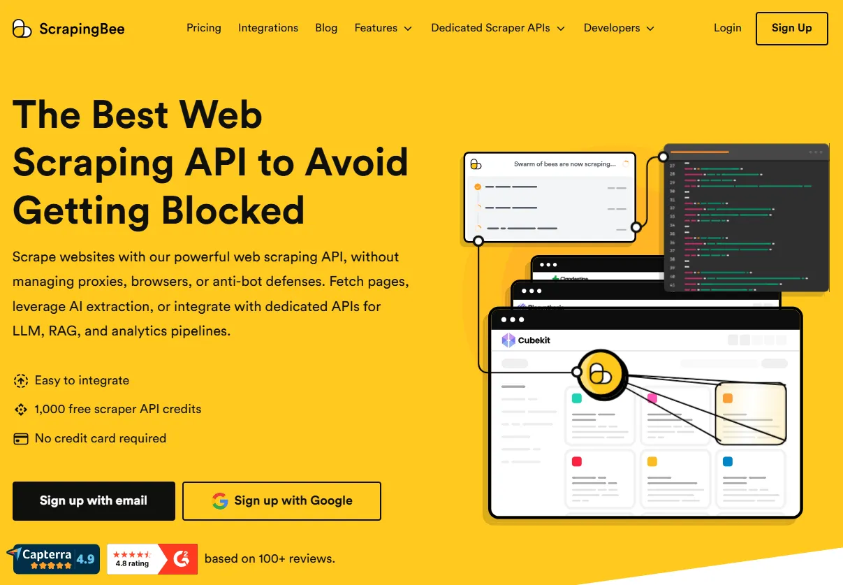 Firecrawl Alternatives 2026: 9 Tools Compared on Real Pricing 8 ScrapingBee