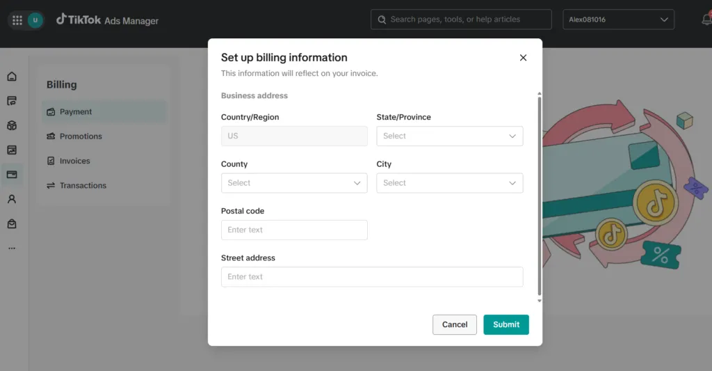 TikTok Ads Manager Guide 2026: Setup, Pixel, Budgets & Ads 8 TikTok Ads Manager Billing Setup