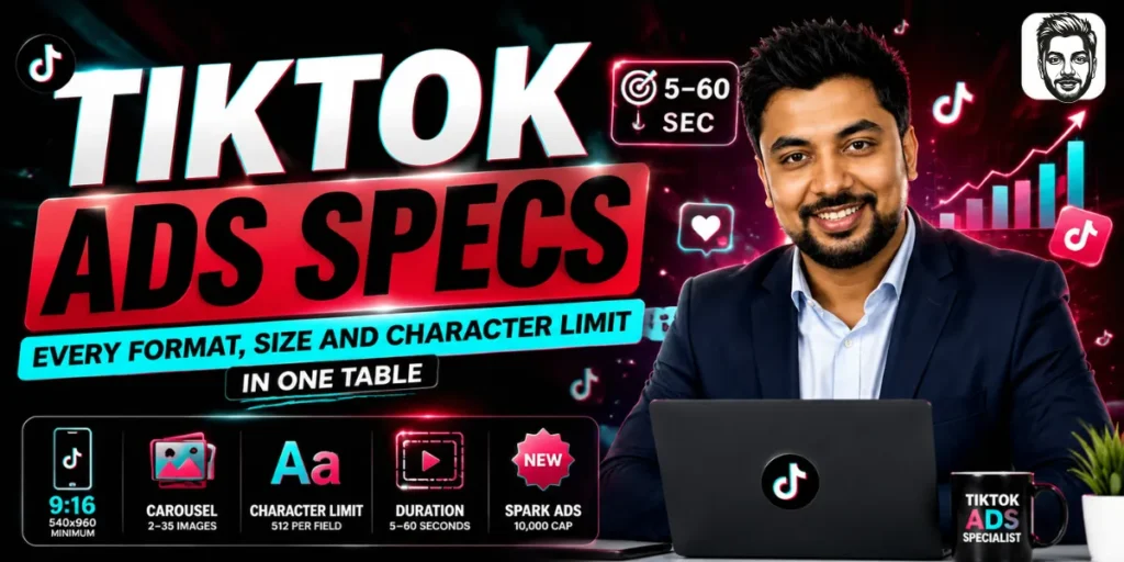 TikTok Ad Specs 2026: Sizes, Formats, Lengths and File Limits 20 TikTok Ads Specs