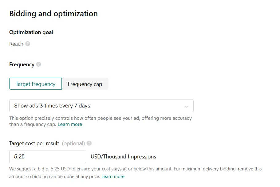 TikTok Ads Manager Guide 2026: Setup, Pixel, Budgets & Ads 15 Tiktok Ads Budget and bidding Setup