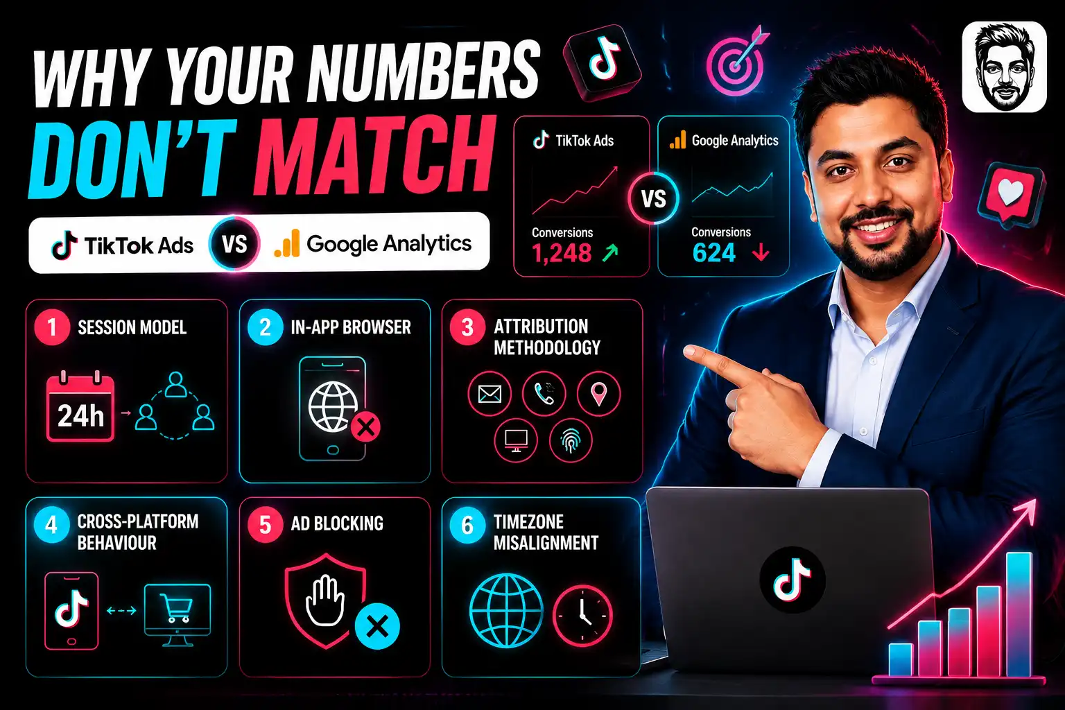 TikTok Pixel Setup Guide 2026: Pixel, Events API & Testing 6 Why Results Differs of TikTok Ads Analytics and Google Analytics