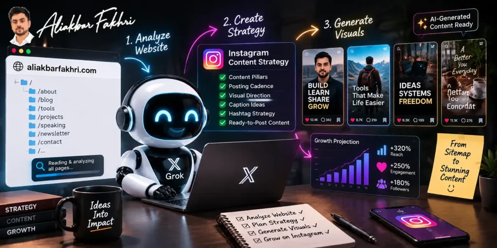 AFFiNCO Agency Stack 2026: Every Layer, Tool and Real Cost 9 Grok Bot Building Instagram strategy by Analysing Sitemap